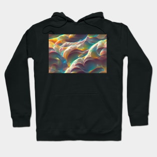 Holographic Distorted Glass Waves Hoodie